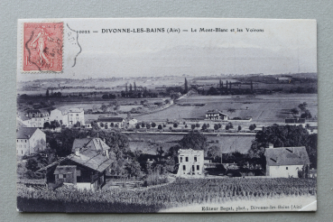 Ansichtskarte AK Divonne les bains 1907 Bahnhof Frankreich France 01 Ain